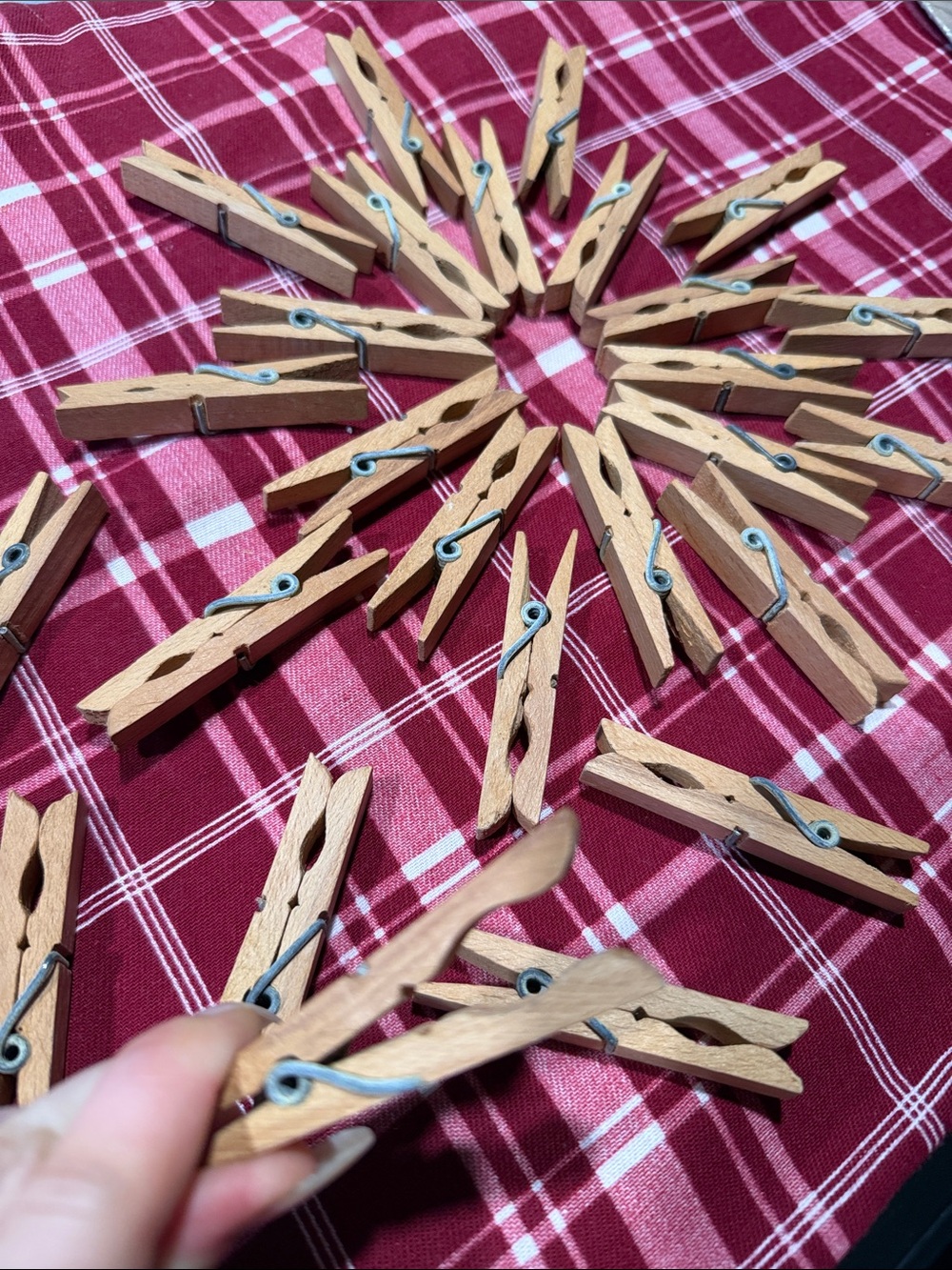 Natural Wood Clothespins 27ct